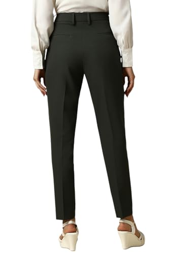 Image of Allen Solly Women's Slim Fit Mid Rise Trouser
