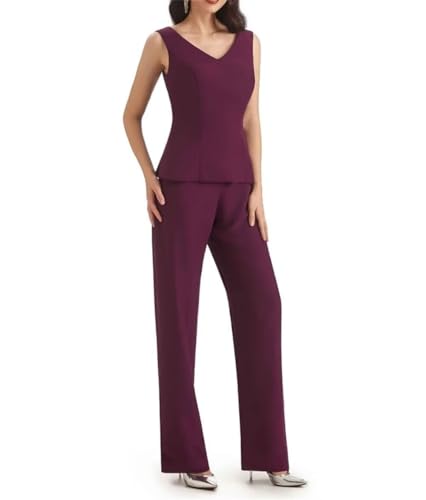 3 Pieces Mother of The Bride Pant Suits Chiffon Pantsuits Formal Outfit Grandmother of The Bride Pant Suits3