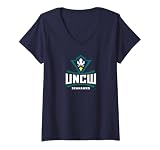 Womens UNCW Seahawks Apparel Sports Fan V-Neck T-Shirt