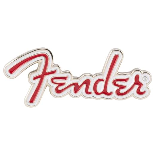 Fender Pin con logotipo rojo