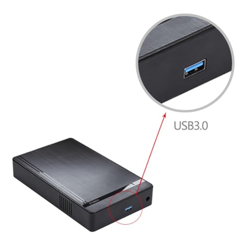Caja externa para disco duro 3.5 pulgadas USB 3.0 miniatura 2
