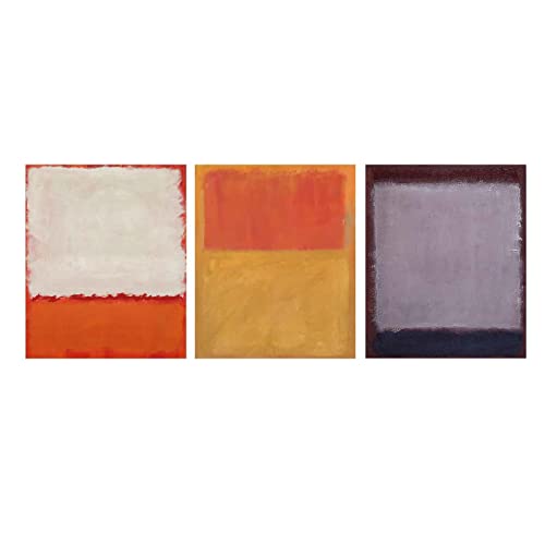 Affiche Mark Rothko colorée pour décoration murale de salon et chambre moderne