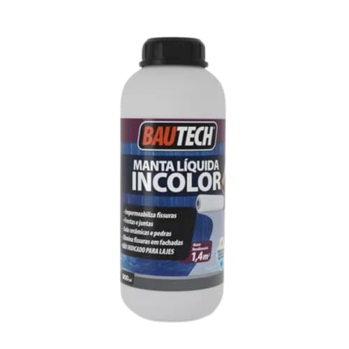 Manta Líquida Incolor Impermeabilizante 900ml Bautech Pedra