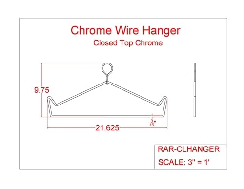 X-Ray Apron Hangers (Set of 3) - Closed Top