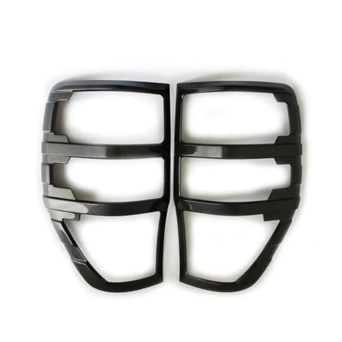 Accesorios de estilo de coche ABS mate negro molduras para faros posteriores