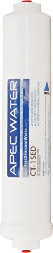 Filtre à sédiments osmoseur inverse Apec CT-1SED cartouche 10 pouces raccord rapide