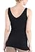 NIKIBIKI Women Seamless Reversible Classic Tank Top, Made in U.S.A, One Size (Black)