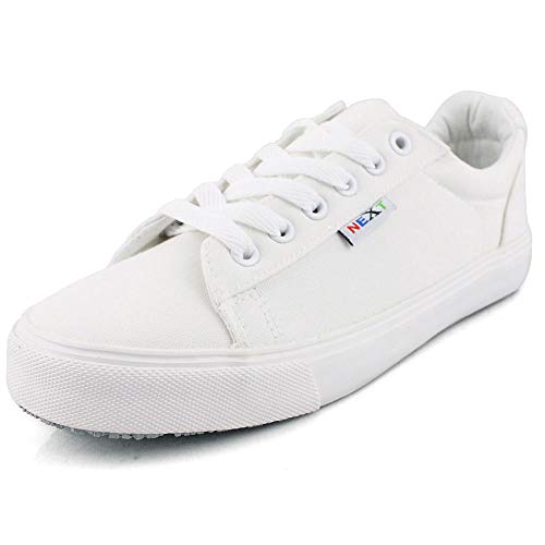 Laforst Next Gen Footwear Women's Christy 3327 Nonslip Sneaker, White, 10