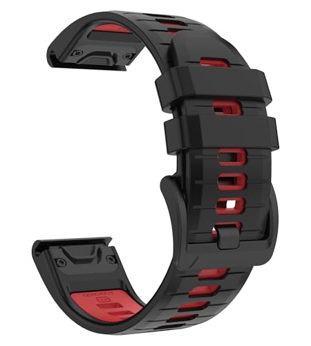 Image of Quickfit 22 watch bands for garmin fenix 8 47mm fenix 7 pro Sapphire Solar fenix 6 Forerunner 965 955 970 935 745 epix Pro Gen 2 47 soft silicone straps replacement