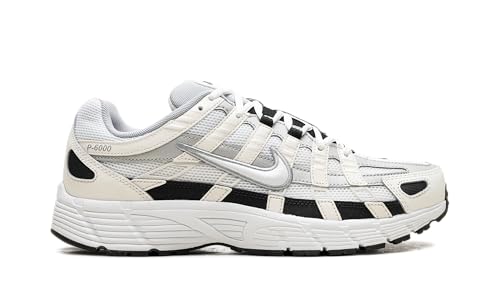 Nike Nike P-6000 Mens Running Trainers CD6404 Sneakers Shoes (UK 6.5 US 7.5 EU 40.5, sail White Wolf Grey 101)