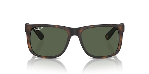 Image of Ray-Ban RB4165F Justin Classic Square Sunglasses for Men