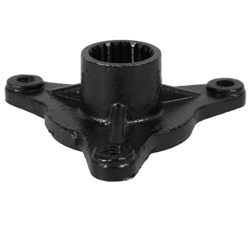 BELLIFFY ATV Rueda Cubo Eje Trasero Orificios Dientes Soporte Disco Freno Negro para Go Kart Buggy