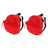 Capacité d'habillage : permet aux enfants de changer les tenues de leur poupée, ajoutant variété et plaisir à leur temps de jeu, sac d'école de poupée, accessoire de poupée mignon