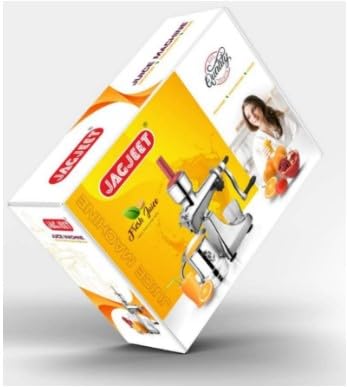 Image of Jagjeet Aluminium 20 No Deluxe Hand Juicer Machine, Pack of 1, Silver color, Made in India Hand Juicer