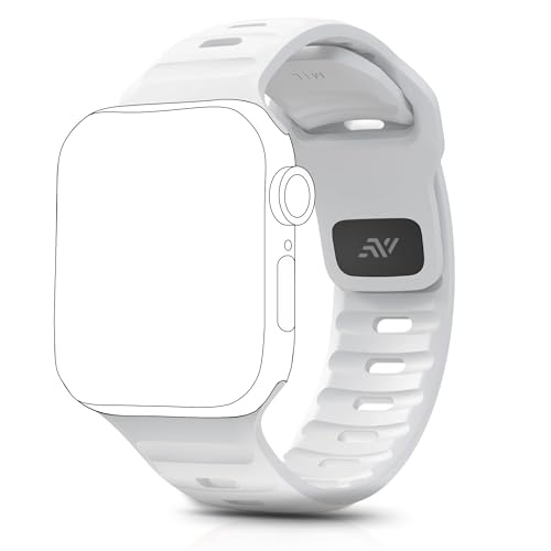 Image of Silicon Rugged Armour Strap Compatible with Apple iWatch Series | 9 /8 /7 45 mm | series 10 46 mm | SE,SE2 6 /5 /4 44 mm | ultra1,2 49 mm | Sport Band for Men & Women (watch not included)