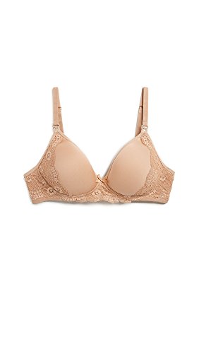 Rosie Pope Women's Wireless Lightly Lined Nursing Bra, Nude, 36B