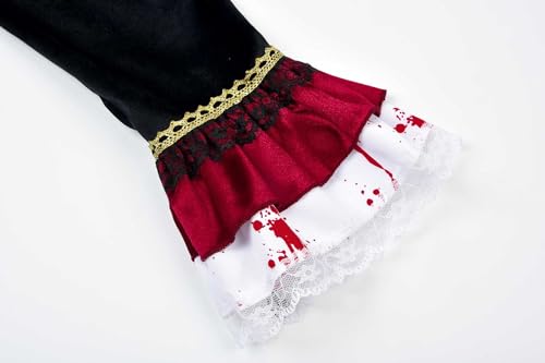 Disfraz Vampiro Medieval Deluxe para Niños con Bufanda miniatura 6