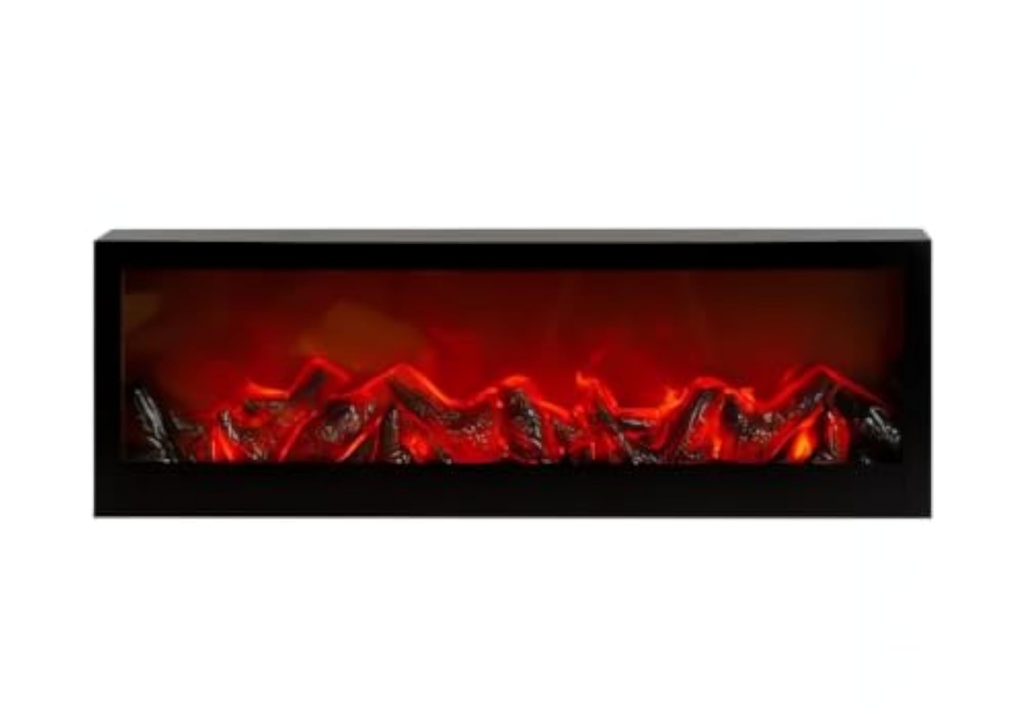 Big 24 Inch Portable Fireplace LED Lamp with Realistic Flame Effect