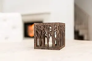 Style Works Wooden Candle Holder, Tea Light Holder, Wood Candle Holder, Candle Holder Wood, Candle Holder, Candle Lantern, Tealight, Housewarming Gift Home Decor