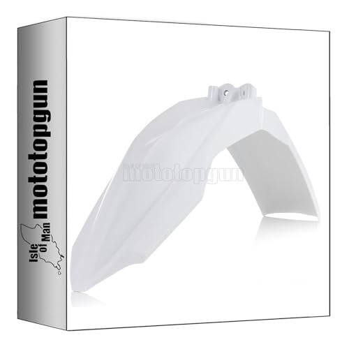 Garde-boue avant blanc pour réparer le plastique cassé de Husqvarna TC 85 2014-2017