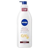 NIVEA Q10 60+ Mature Skin Body Lotion (400ml), Nourishing Firming Cream with Q10 and Argan Oil, NIVEA 72H Moisturising Cream for Ageing and Mature Skin