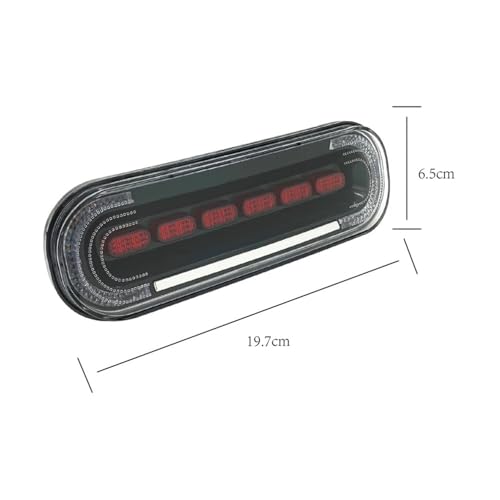 Feu arrière LED 12V moto résistant aux vibrations et à la boue - 6