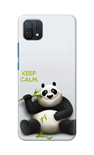 Image of PRINTFIDAA� Printed Hard Back Cover Case for Oppo A16K Back Cover (Cartoon Panda) -2808