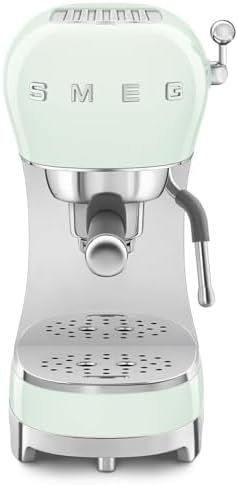 SMEG Máquina de café expresso ECF02PGEU, plástico