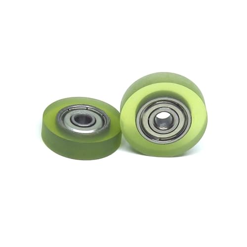 Poulie à roulement PU68414-4 de précision 14mm en polyuréthane - 3