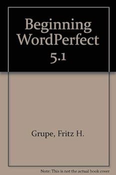 Paperback Beginning Wordperfect 5.1 Book