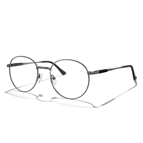 Image of Round Reading Glasses for Women Fashionable Design Reader Computer Glasses And Spring Hinges