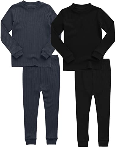 Image of VAENAIT BABY 6M-12Y Kids Toddler Junior Girls Boys Soft Comfy Modal Tencel Sleepwear Pajamas 2pcs/4pcs Set