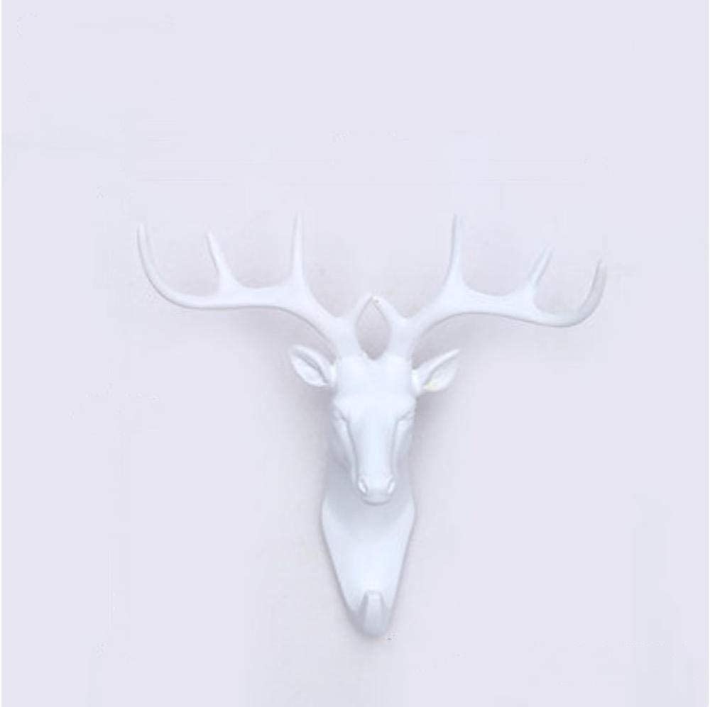 Fixation clé de mur et porte-manteau cerf blanc contre le désordre