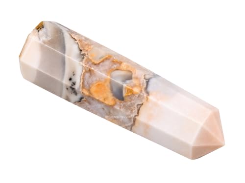 Image of Crystal Heaven Certified Conglomerate Jasper Crystal Tower Obelisk Point For Chakra, Healing & Balancing-Aaa Grade Original Certified Gemstone Agate For Reiki Meditation Yoga Spiritual (3-4 Inches)