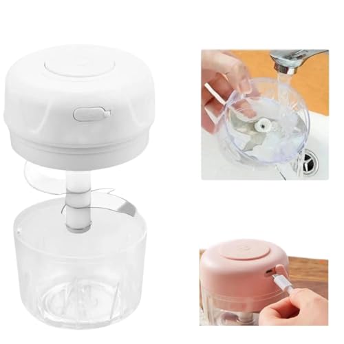 Mini Processador De Alimentos Elétrico 250ml Triturador USB