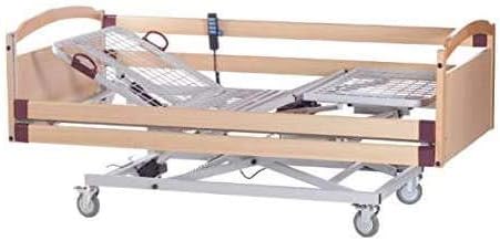 MOPEDIA - Bed with Three Joints on Wheels - Electric Elevating Height Removable Gerbera