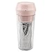 Mxtech Bicchiere per Succo, Macchina per succhi Facile da Pulire, Acciaio Inossidabile a masticazione lenta Negozio di Prodotti da Forno Durevole per Cucina Negozio di tè al Latte Home(Pink)