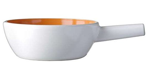 Preisvergleich Produktbild Spring Caquelon Chalet Induktion weiß / orange