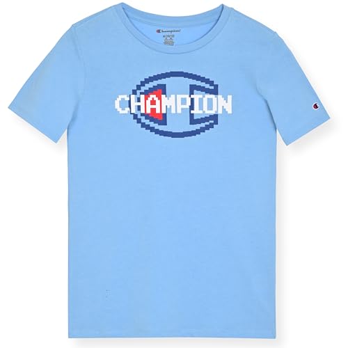 Champion Boys Tee Shirts 2 Pack Short Sleeve T-Shirts for Boys in Sizes 4-182