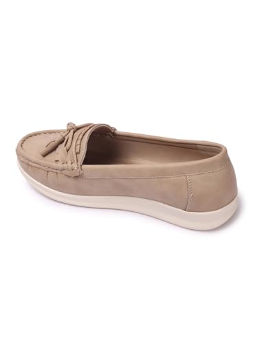 Image of Elle Women ComfortableFlats Square Toe Slip-Onfashion Shoes for Daily use, Office use, Casual use
