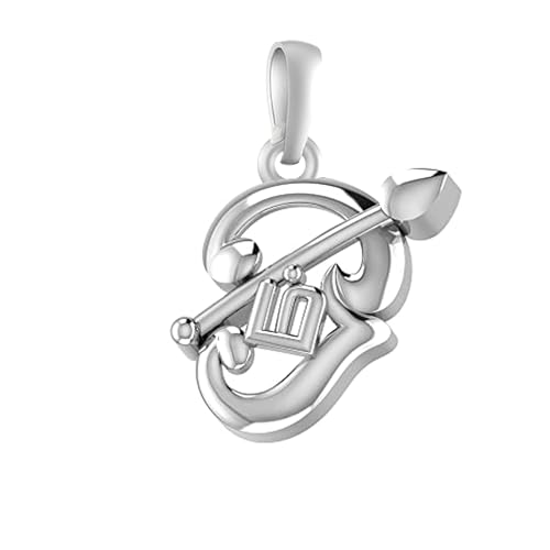 Pendentif OM argent anti-allergie médaillon durable pour peaux sensibles