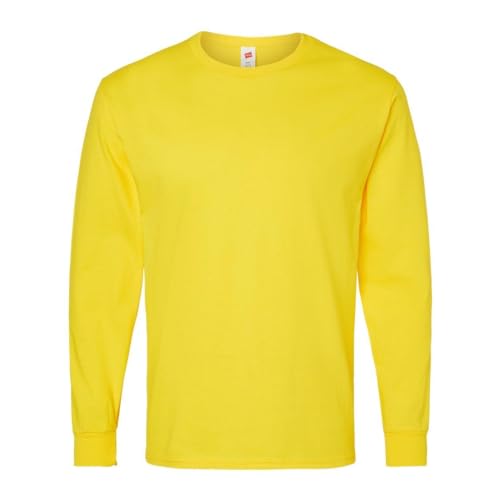 Hanes Essential-T 100% Cotton Long Sleeve T-Shirt 5286