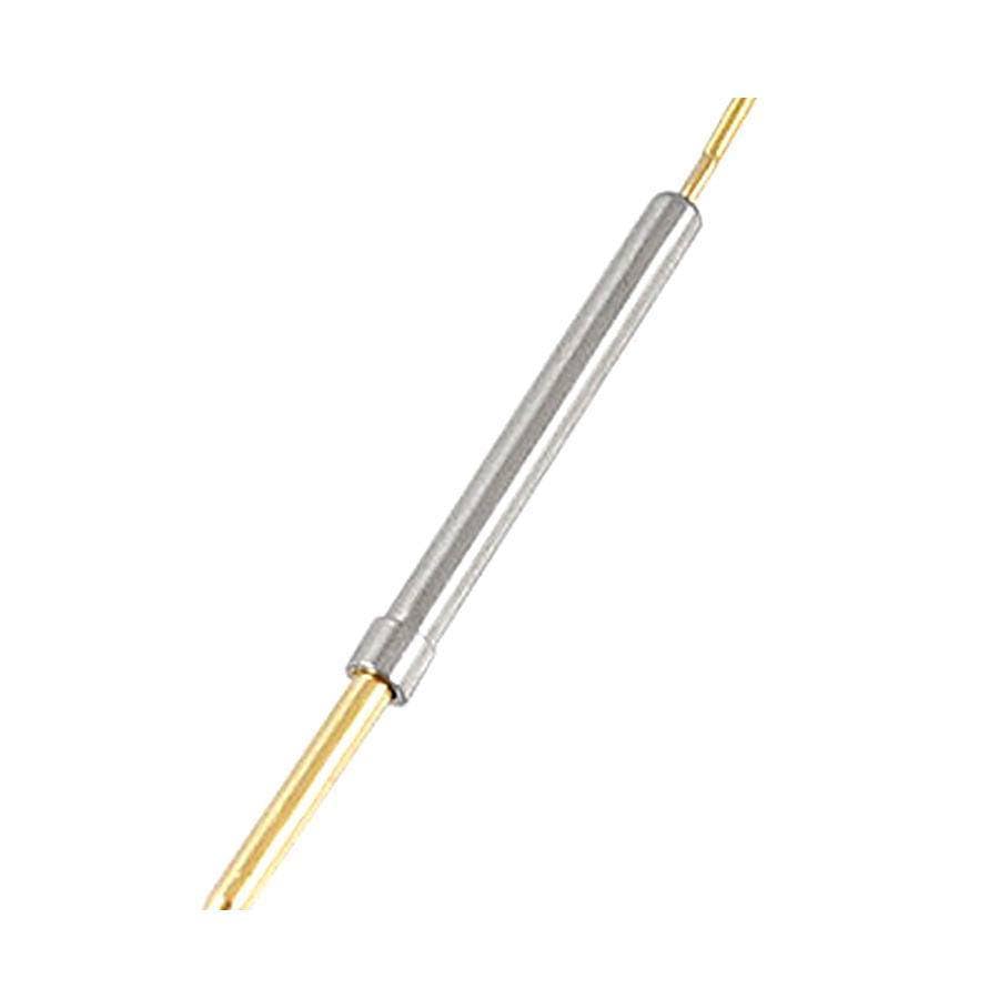 100 Pcs 0.7mm Dia Spear Tip Spring Testing Probes Pins