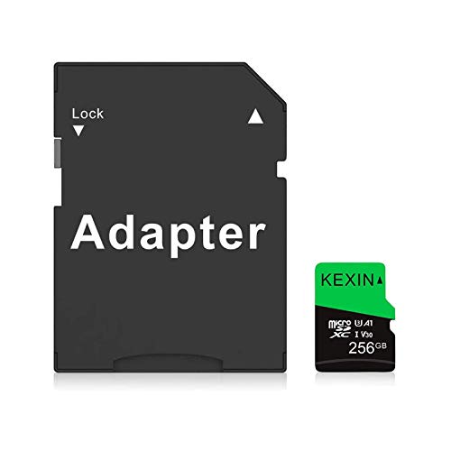 Micro SD Karte 256GB UHS-3 MicroSDXC Speicherkarte bis zu 90 MB/s (U3 C10 A1 V30) Memory Karte SD Card für Kameras, Tablets und Android