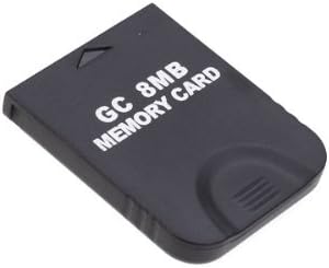8MB GC Memory Card for Nintendo Wii GameCube, Black
