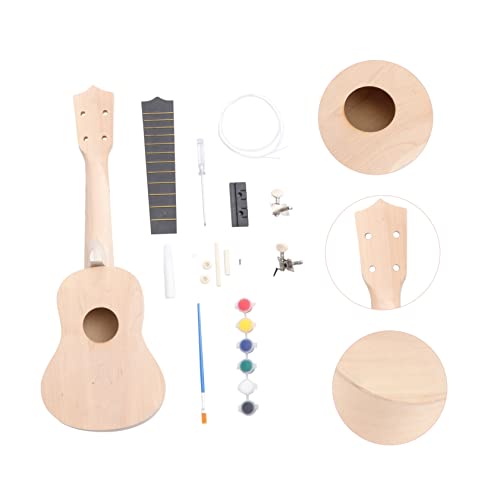 Vaguelly 1 Set 21 Para Adultos Instruments De Musique Pour Adultes Starter Guitare Acoustique Bois Guitare Étudiant Guitare Ukulélé DIY Kit DIY Ukulele Suite Component Self Made - Les Beatles, Paul McCartney, John Lennon, RIngo Starr, George Harrison Vaguelly 1 Set 21 Para Adultos Instruments De Musique Pour Adultes Starter Guitare Acoustique Bois Guitare Étudiant Guitare Ukulélé DIY Kit DIY Ukulele Suite Component Self Made – Image 5