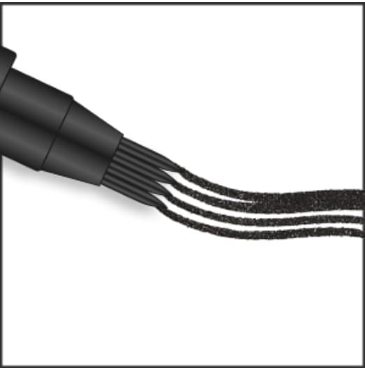 Miniatura 7 de OMWAH Relleno de lápiz para barba y cejas para hombre, resistente al agua, para barba y cepillo para barba, acabado natural de larga duración,