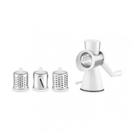Tescoma Rallador de cilindro multiusos HANDY, 4 cilindros ralladores