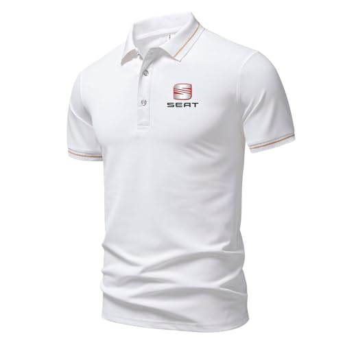 Polo de golf pour hommes t-shirt décontracté contre la transpiration à revers