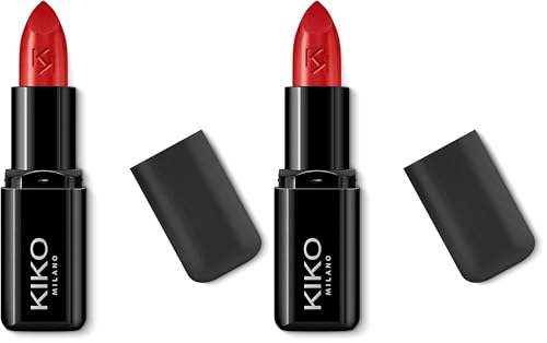 KIKO Milano Smart Fusion Lipstick 461 | Reichhaltiger, Nährstoffspendender Lippenstift Mit Strahlendem Finish (Packung mit 2)
